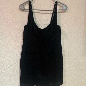 Auden Black Lace lingerie dress (M)